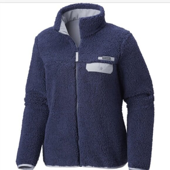 Columbia Mountain Side Heavyweight Fleece Jacket SMALL - Picture 1 of 4